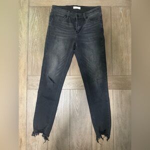 Altar'd State Women's Black Distressed Jeans